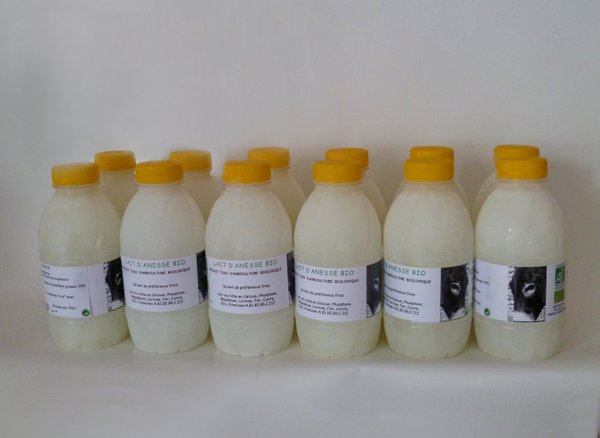 6 Litres de lait d'ânesse bio